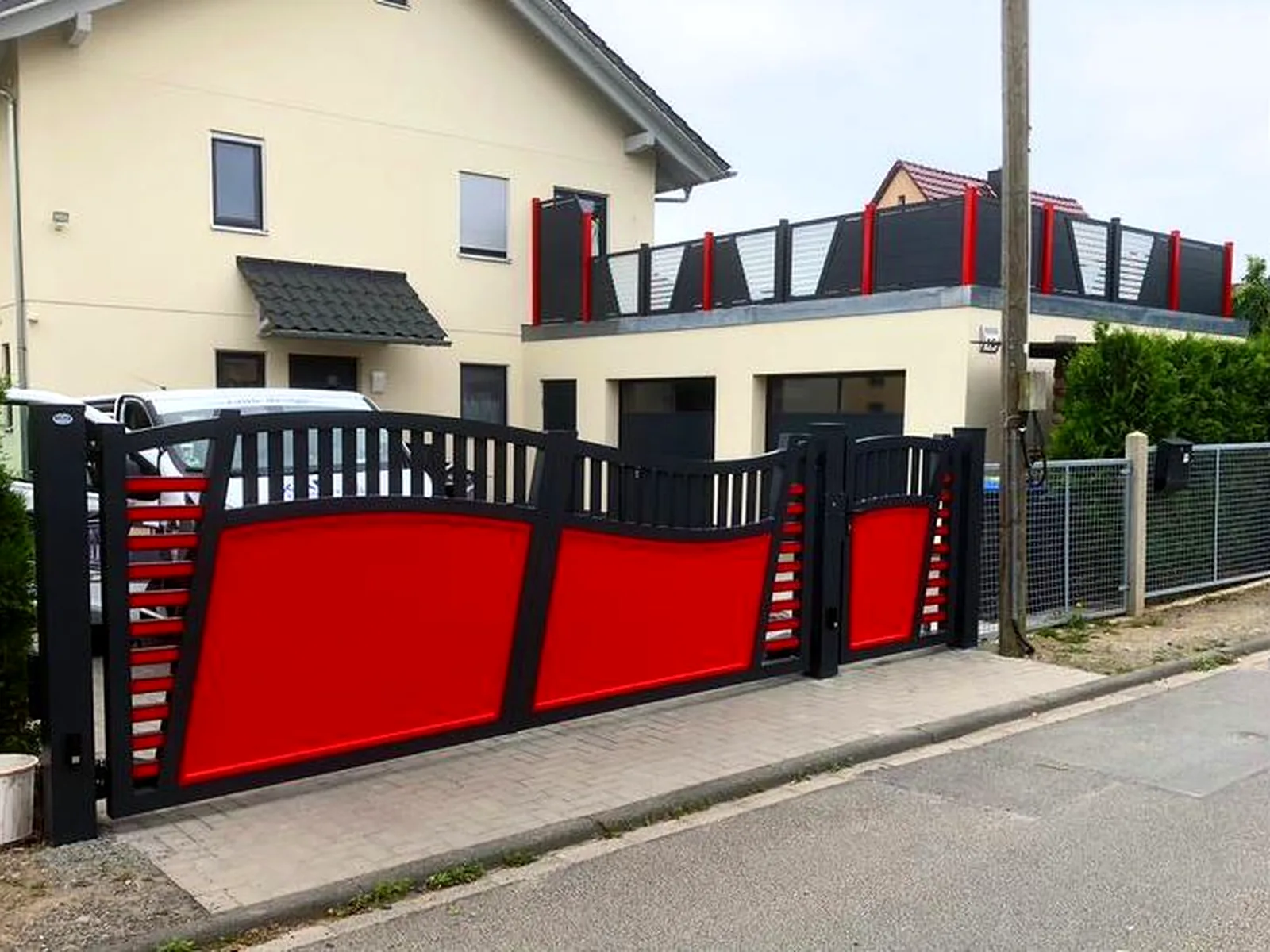 Anlage Modell Milano, gefertigt von KAB Torsysteme in Brotterode-Trusetal