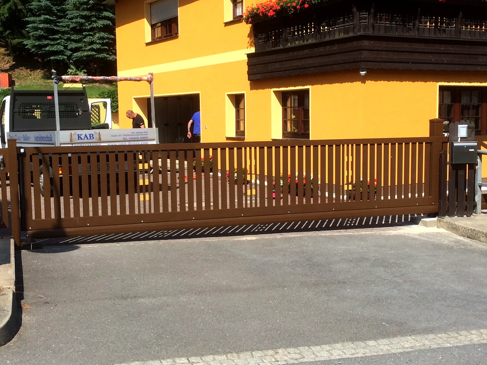 Anlage Modell Tradition, gefertigt von KAB Torsysteme in Brotterode-Trusetal